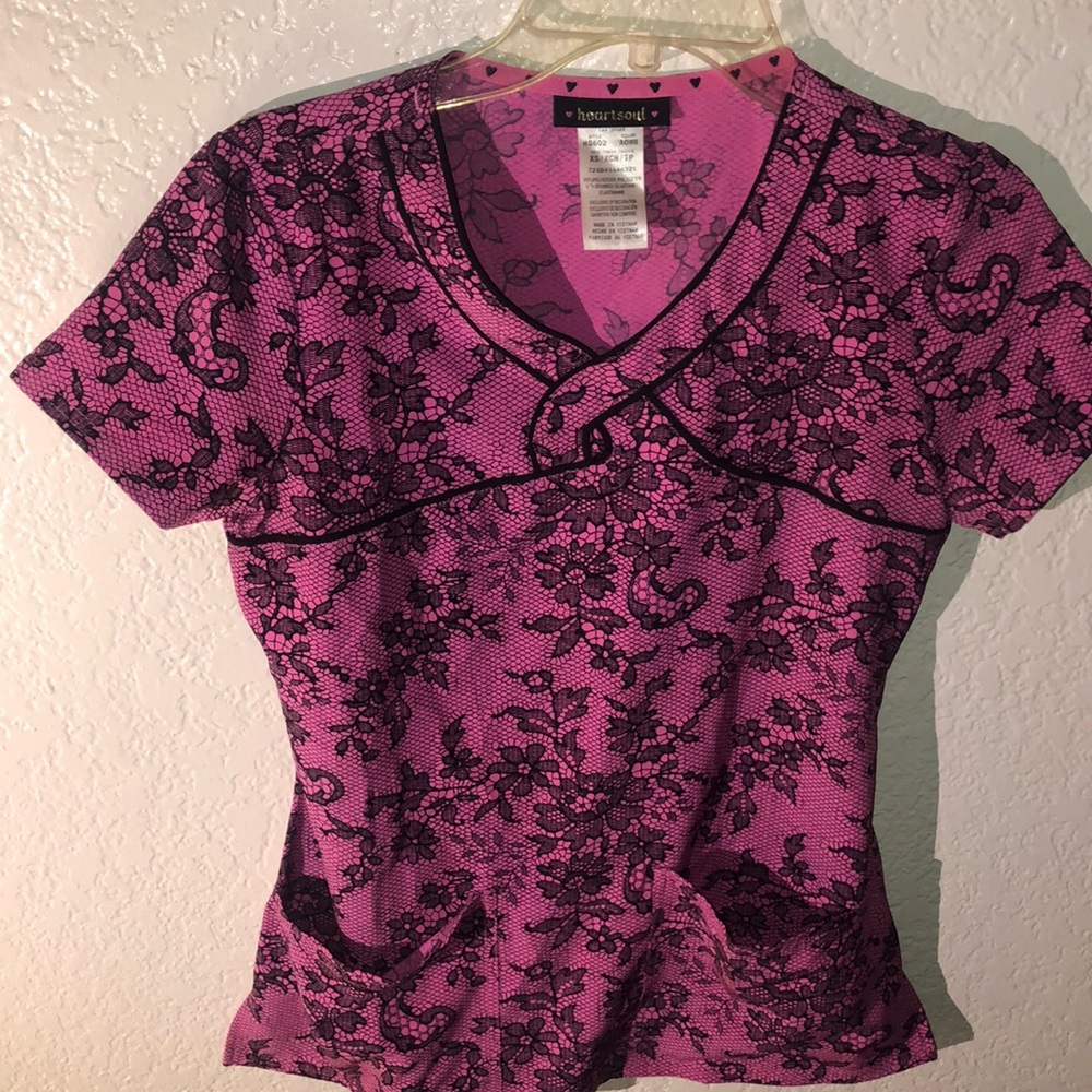 Heart Soul Scrub top